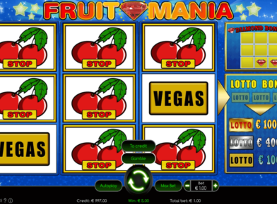 Fruit Mania slot logo