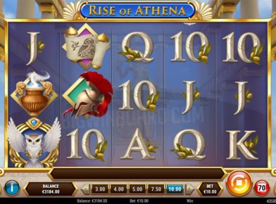 Rise of Athena slot logo